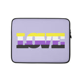 Non-Binary Love Laptop Sleeve